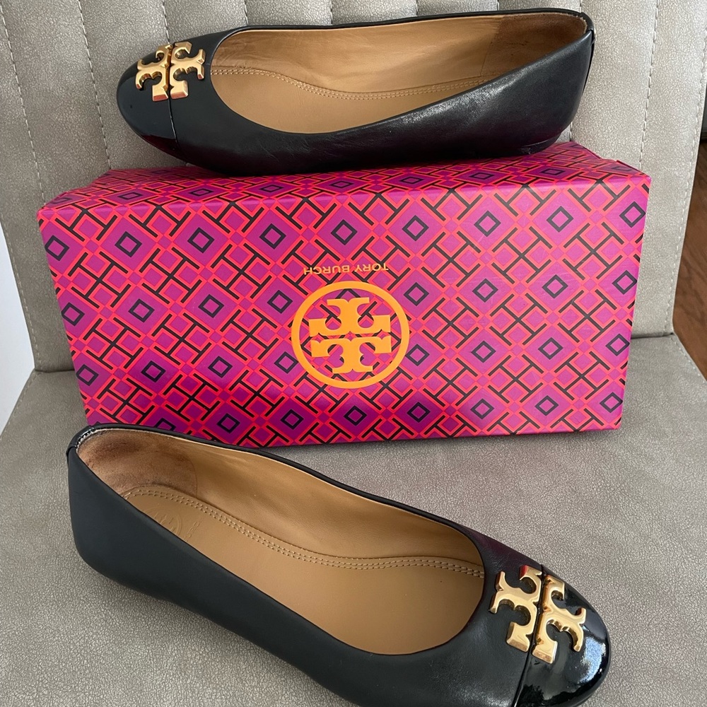 Original Tory burch leather Flats